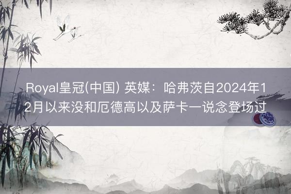 Royal皇冠(中国) 英媒:哈弗茨自2024年12月以来没和厄德高以及萨卡一说念登场过